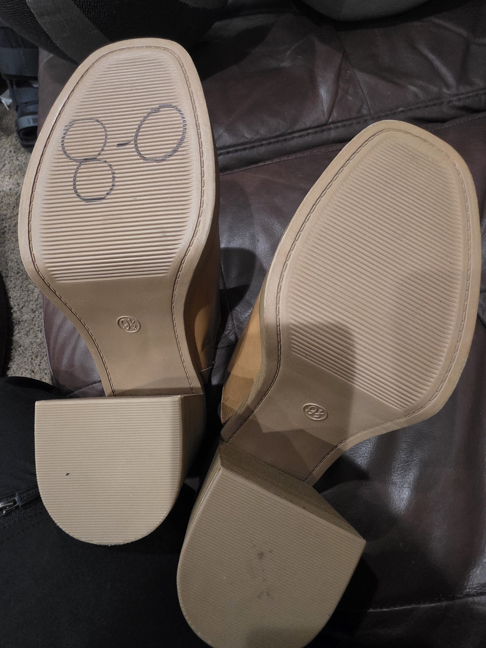 Universal Thread Tan Platform Mule Clogs - Picture 8 of 8